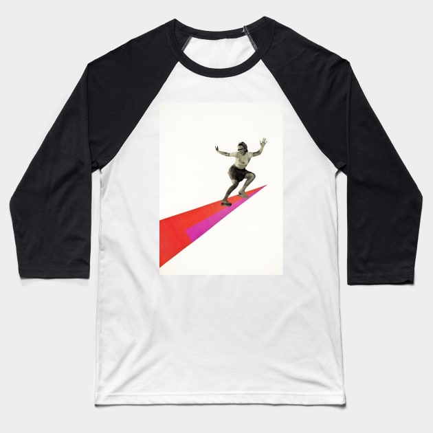Skate the Day Away Baseball T-Shirt by Cassia